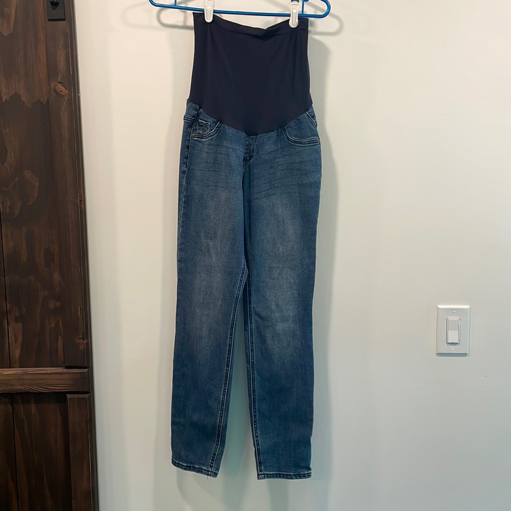 (x1) Blue Maternity Jeans/Jeggings